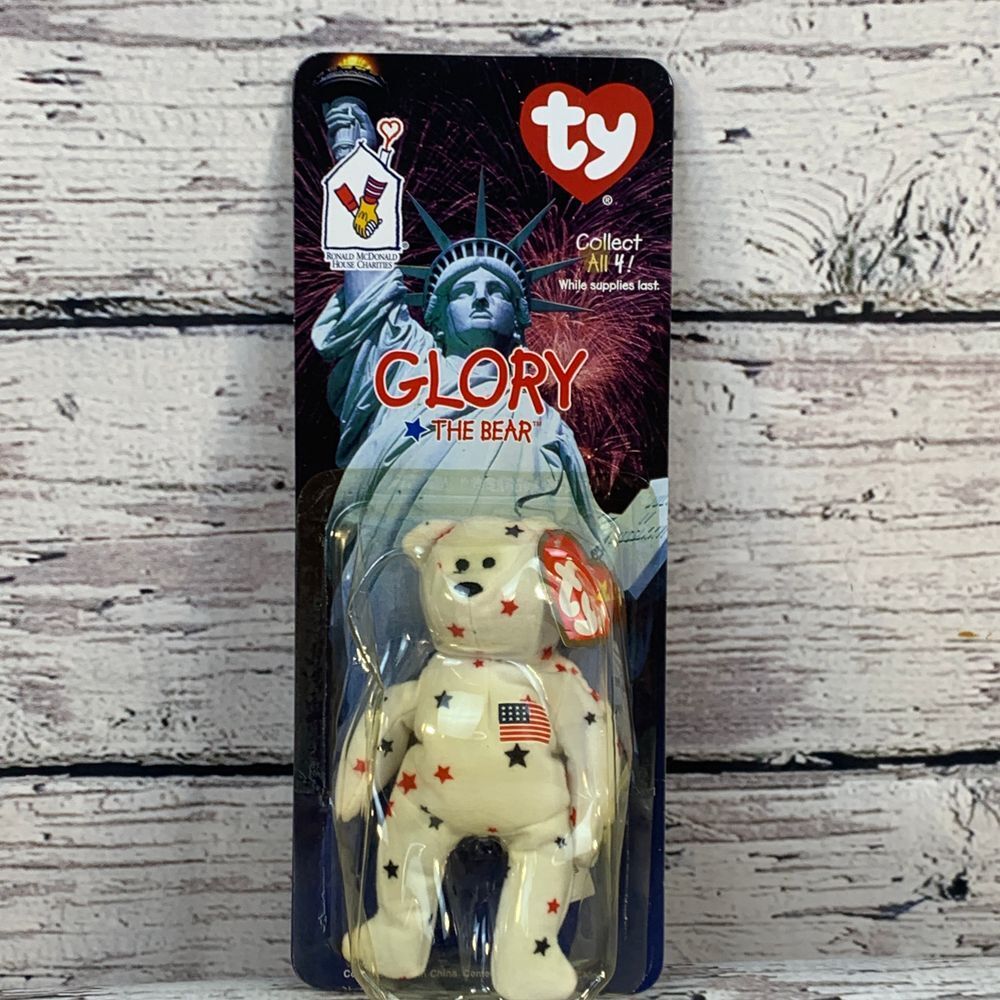 TY Glory Bear McDonald's Ronald McDonald House Charities Beanie Baby‎ [1999]
